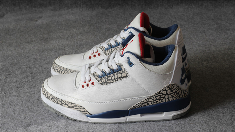 Air Jordan III 3 OG True Blue White Nike Back